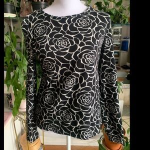 CHARTER CLUB FLORAL SLEEVED TOP 🖤